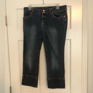 Daisy Fuentes Moda Denim Cropped Pants